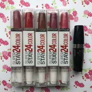 Maybelline SuperStay 24 Hr 2 Step Lip Color Bundle